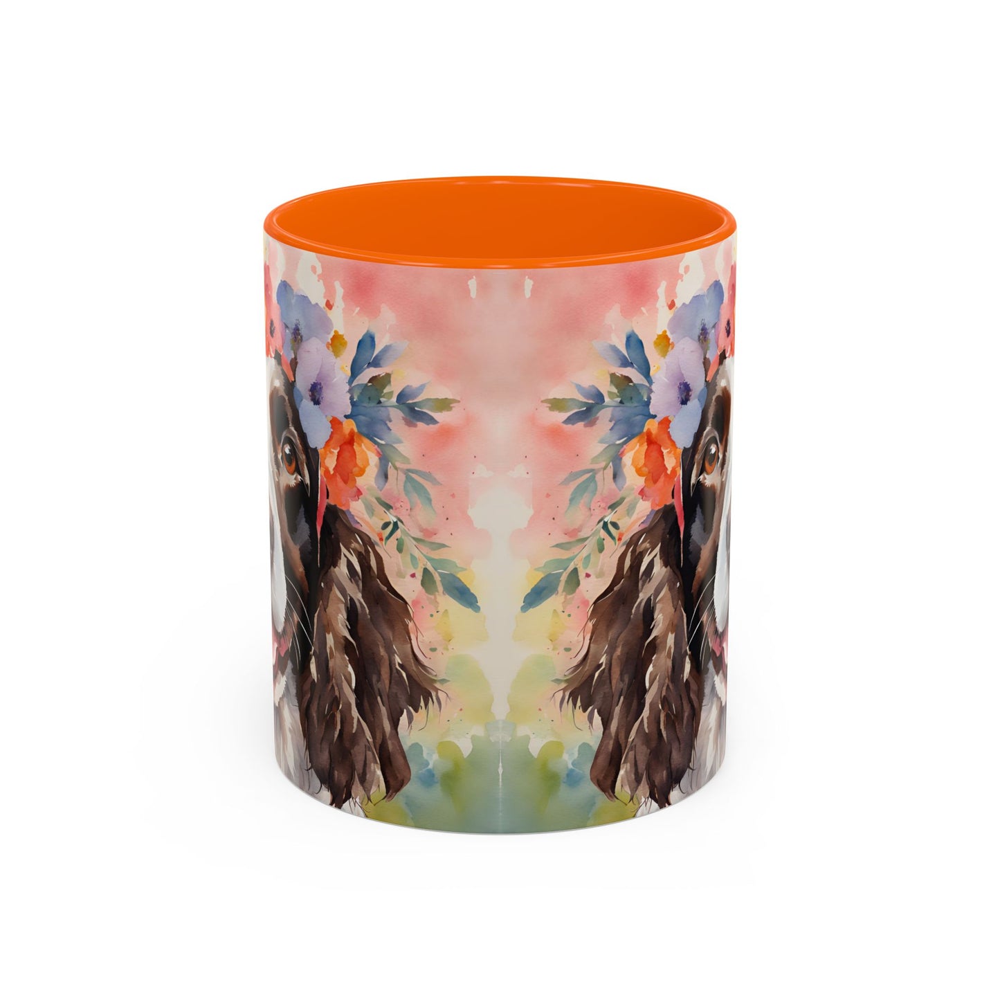 Springer Spaniel 03 Accent Coffee Mug - Dog Lover Gift