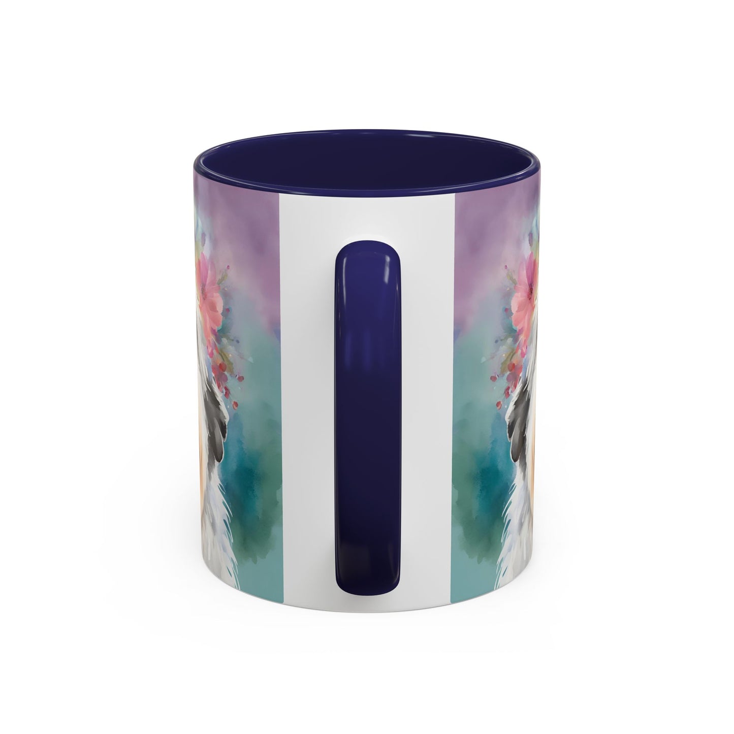 Bearded Collie 04 Accent Coffee Mug - Dog Lover Gift