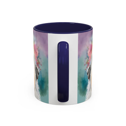 Bearded Collie 04 Accent Coffee Mug - Dog Lover Gift