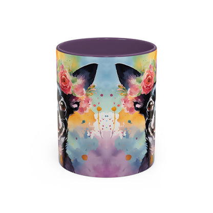Chihuahua 03 Accent Coffee Mug - Dog Lover Gift