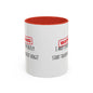 Warning I May Talk Dogs Accent Coffee Mug (11oz)
