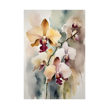 Orchids 04 Matte Vertical Poster