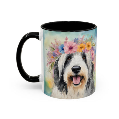 Bearded Collie 02 Accent Coffee Mug - Dog Lover Gift