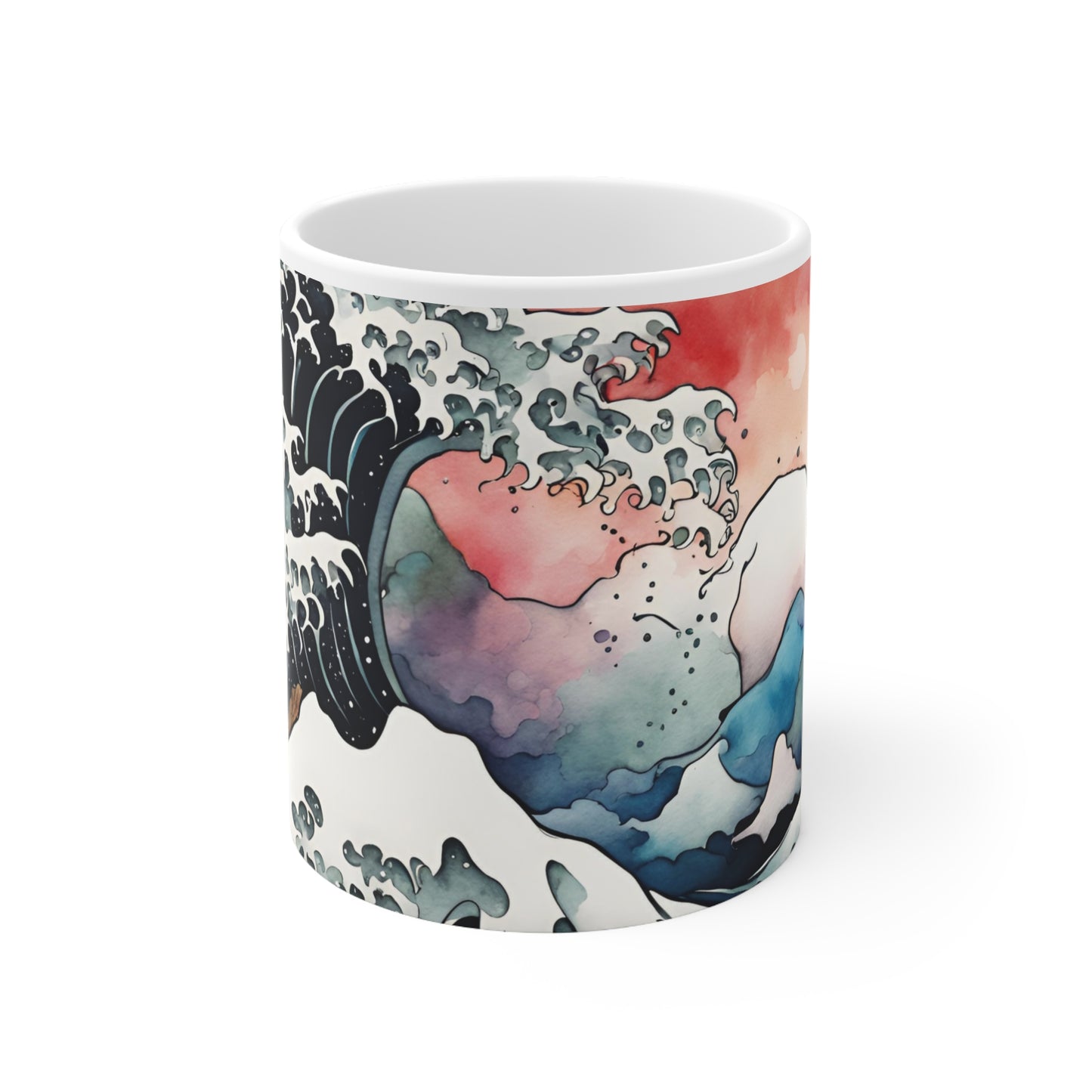 Japanese Waves 03 Mug - Nature's Beauty Collection