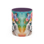 Floral Rag Doll Cat 01 Accent Coffee Mug - 11oz Perfect for Cat Lovers & Gifts