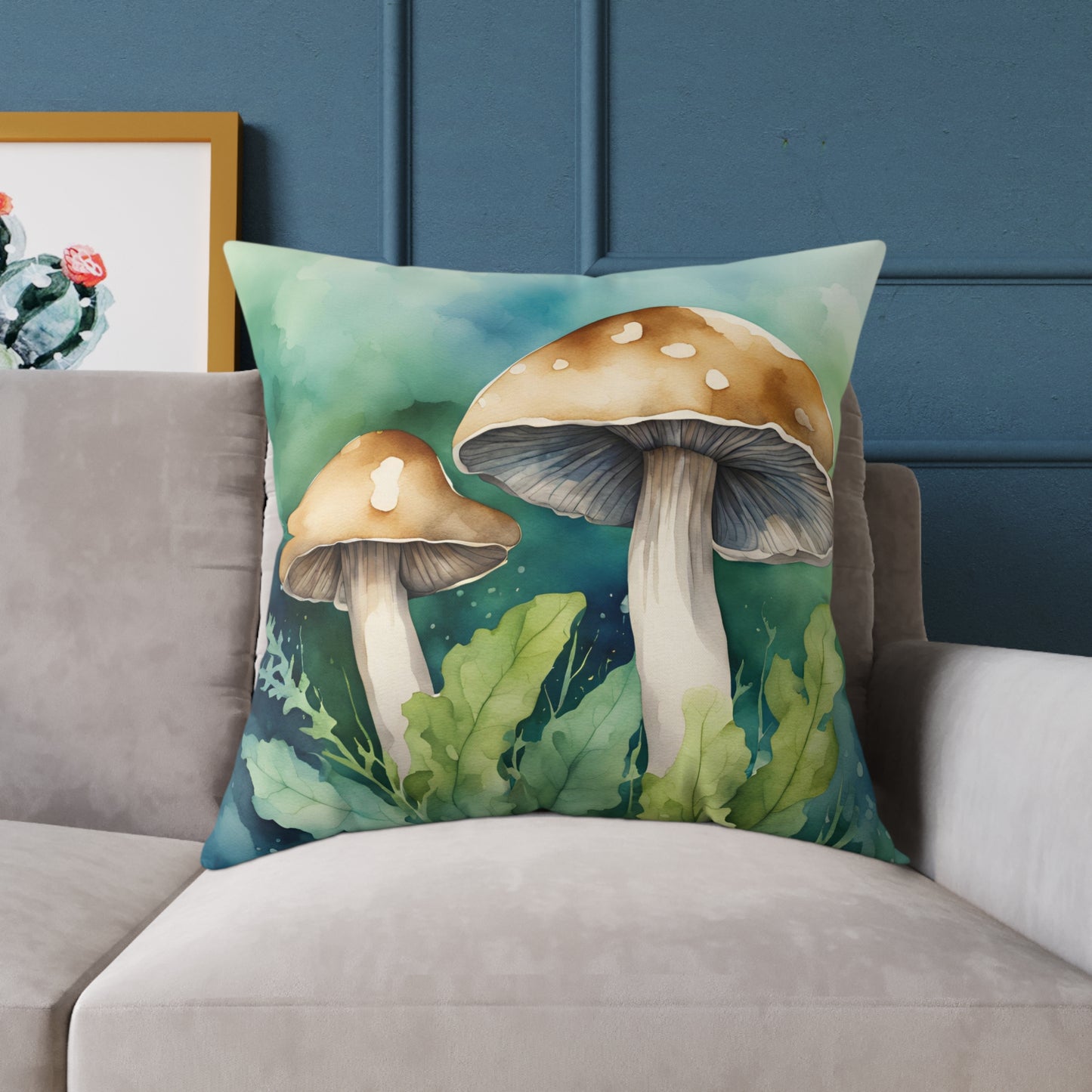 Toadstool 01 Poly Pillow - Natures Beauty Design