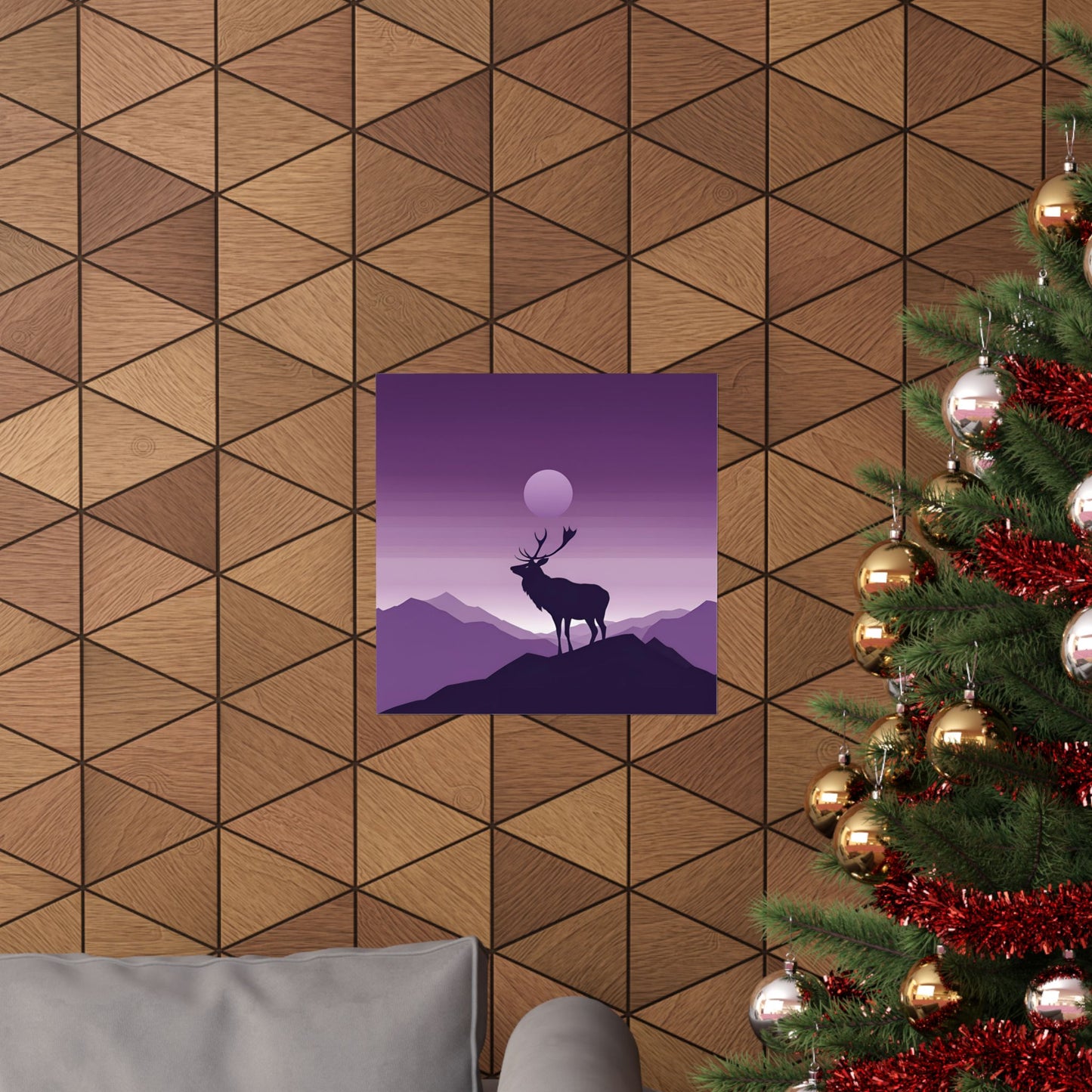 Lone Collection Stag 14 Matte Square Posters