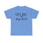 Cats Rule Dogs Drool Unisex Heavy Cotton Tee