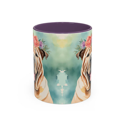Shar Pei 01 Accent Coffee Mug - Dog Lover Gift