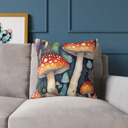 Toadstool 02 Poly Pillow - Natures Beauty Design