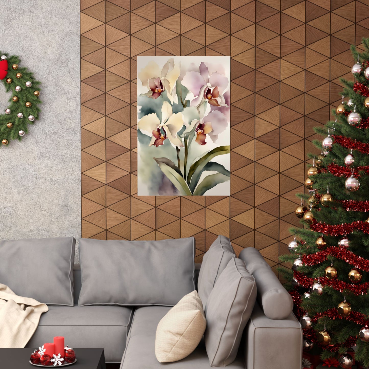 Orchids 02 Matte Vertical Poster