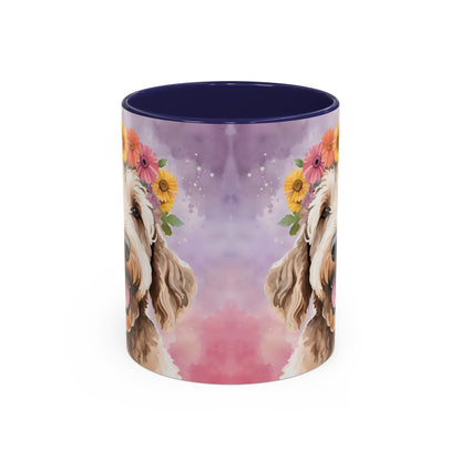 Labradoodle 02 Accent Coffee Mug - Dog Lover Gift
