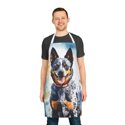 Australian Blue Heeler Adult Apron (AOP)