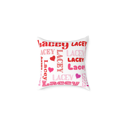 (Personizable) Name Of Your Loved One 01 Poly Pillow