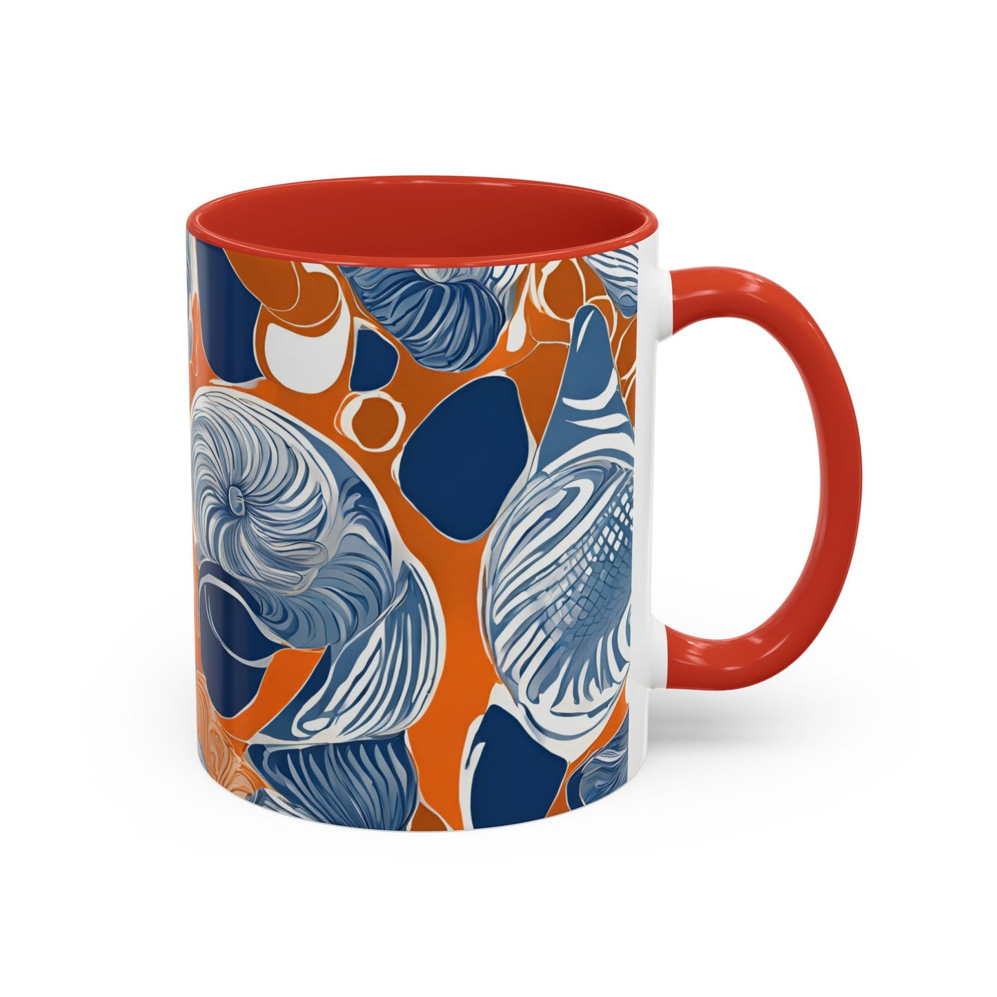 Orange shells 3 Accent Coffee Mug (11oz)