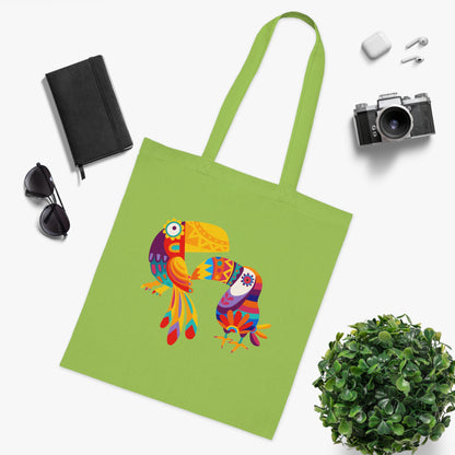 Funky birds 08 Cotton Tote