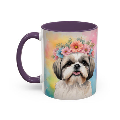Shih Tzu 03 Accent Coffee Mug - Dog Lover Gift