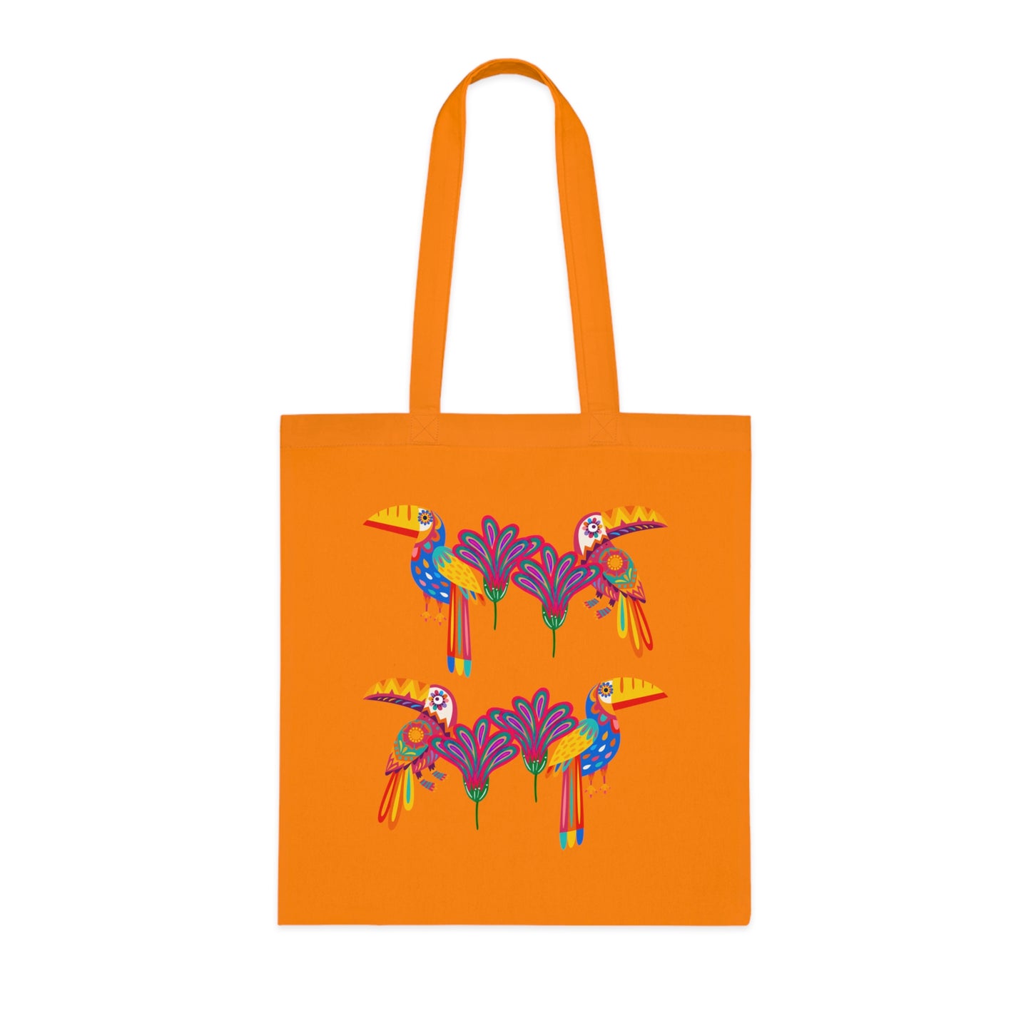 Funky birds 12 Cotton Tote