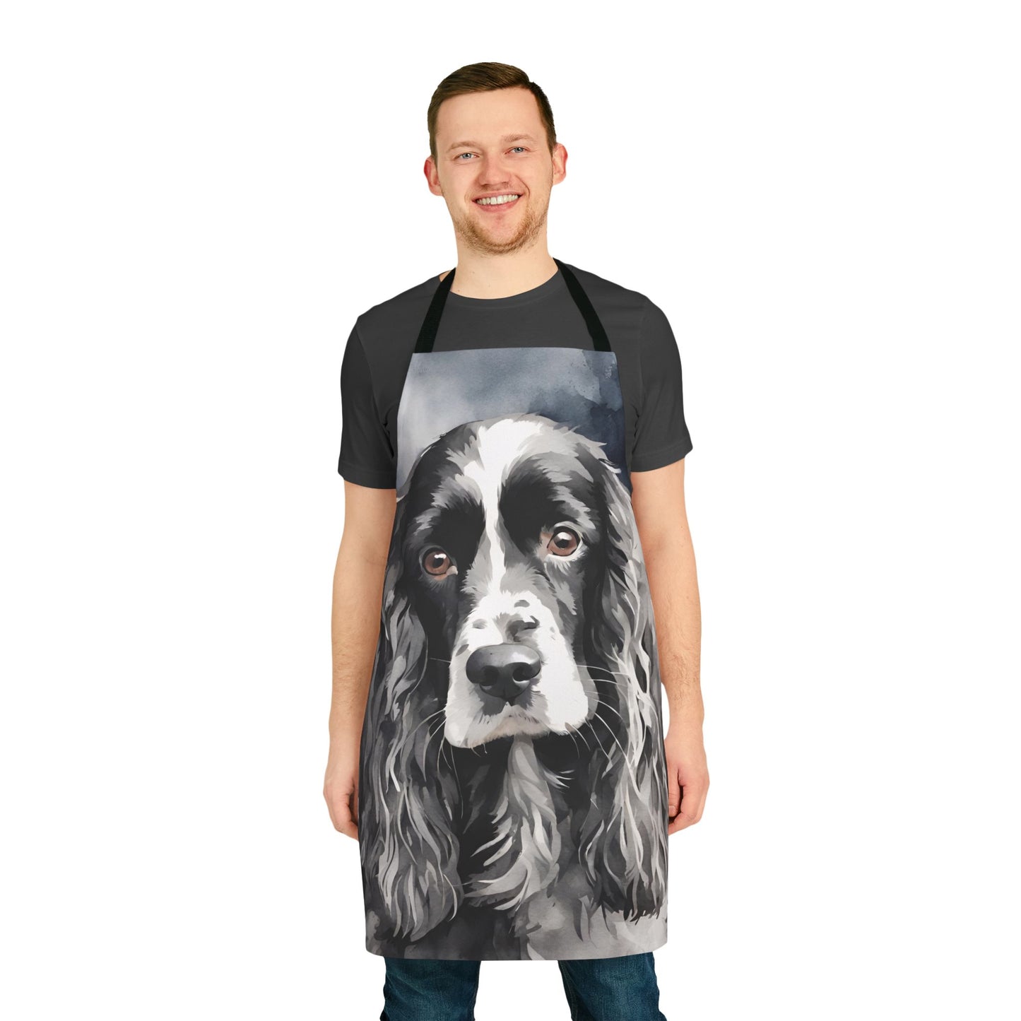 Blue Roan Cocker Spaniel Adult Apron (AOP)