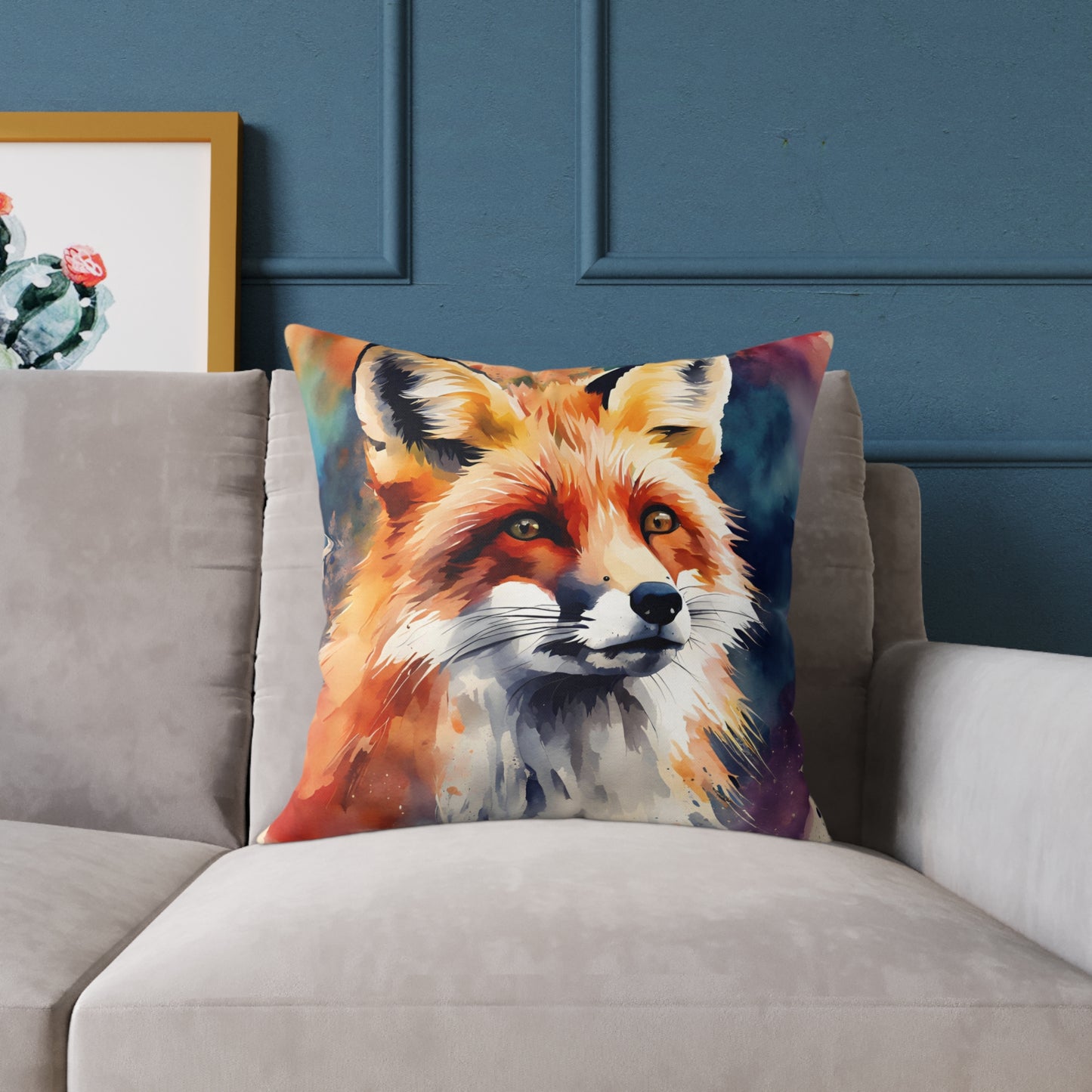 Fox 03 Poly Pillow - Natures Beauty Design