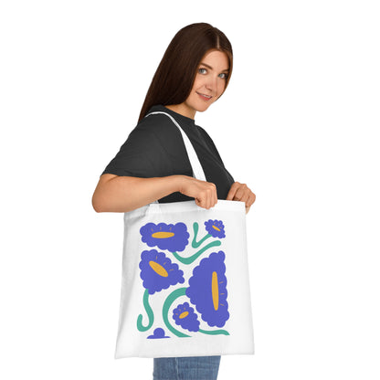 Abstract flowers 04 Cotton Tote