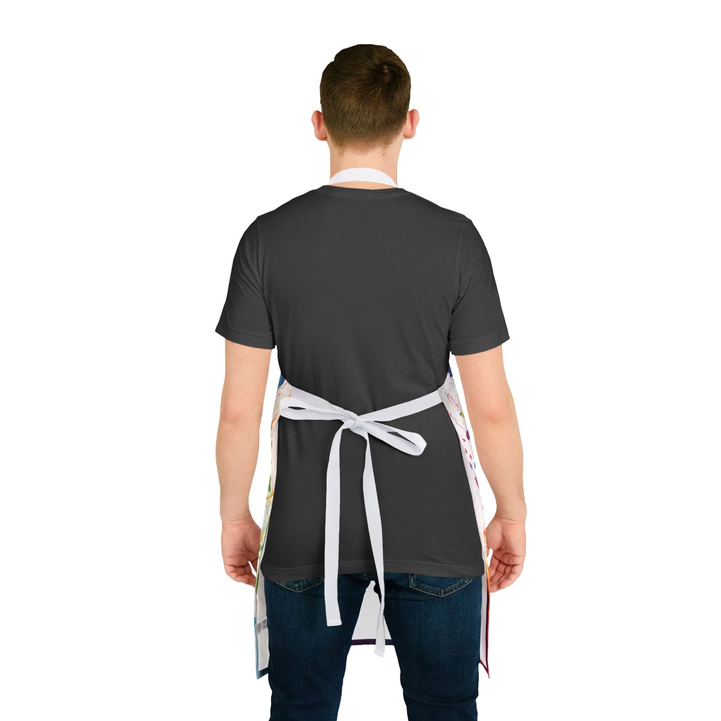 Multicolored Stag Adult Apron (AOP)