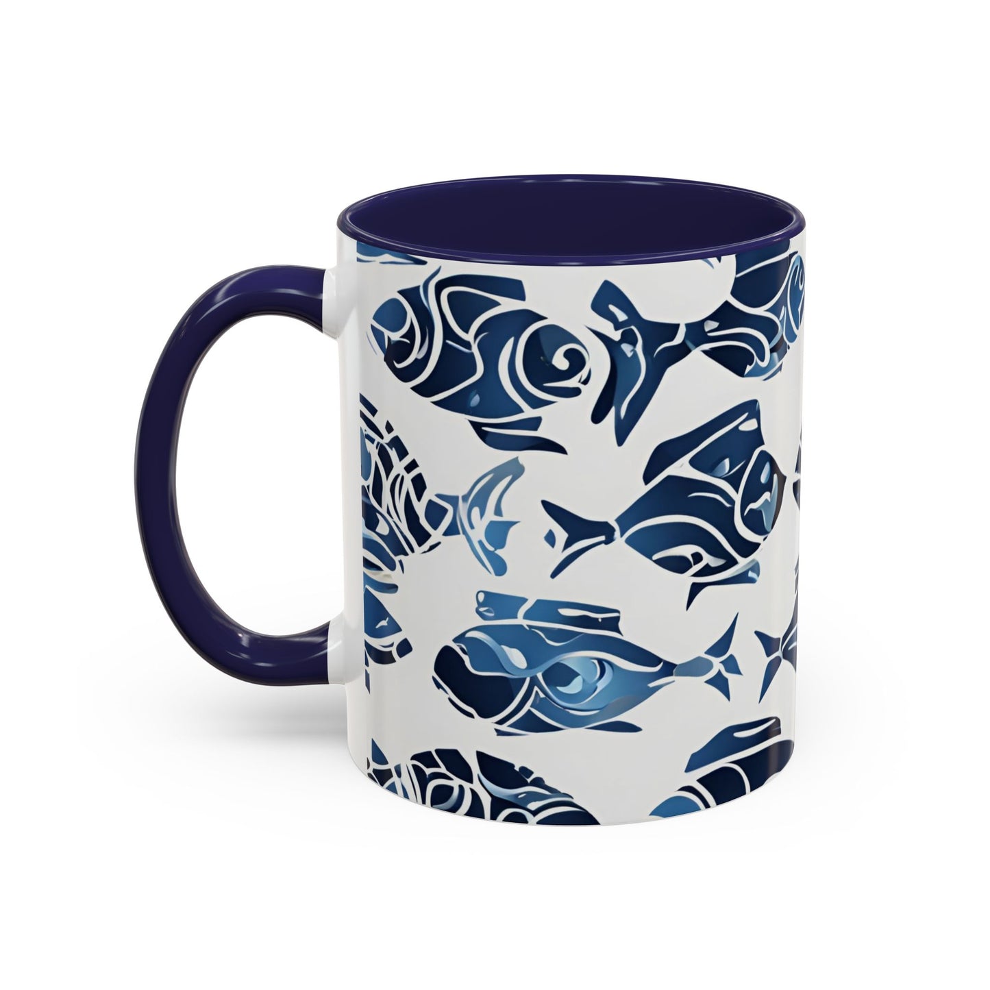 Fish 08 Accent Coffee Mug (11oz)