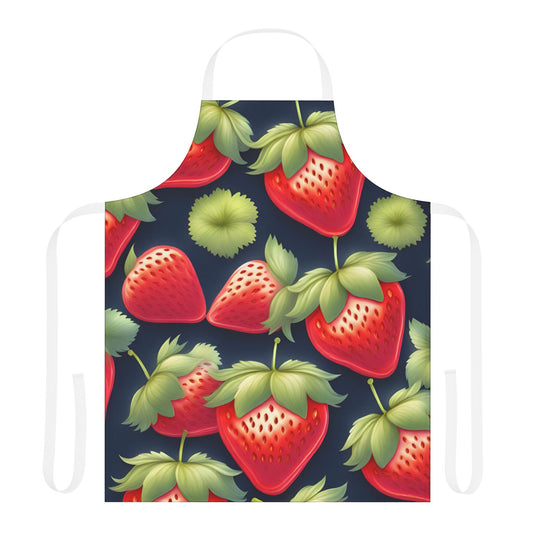 Strawberry 3 Apron, 5 Color Straps (AOP)