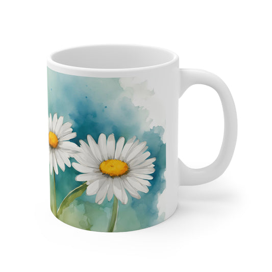 Daisies 04 Mug - Nature's Beauty Collection