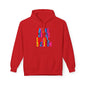 Falling For You In Full Spectrum Unisex Valentines Hoodie