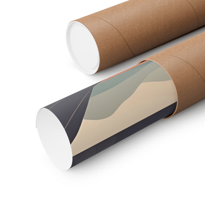 Retro mountains 2 Matte Horizontal Posters