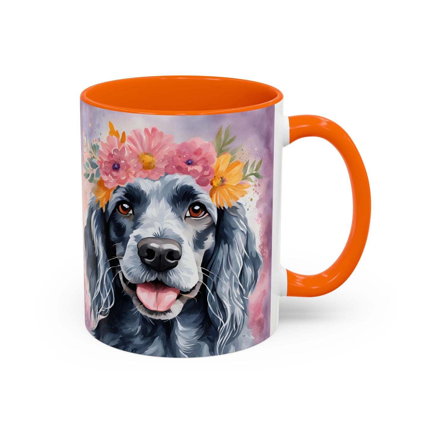 Blue Roan Cocker Spaniel 02 Accent Coffee Mug - Dog Lover Gift