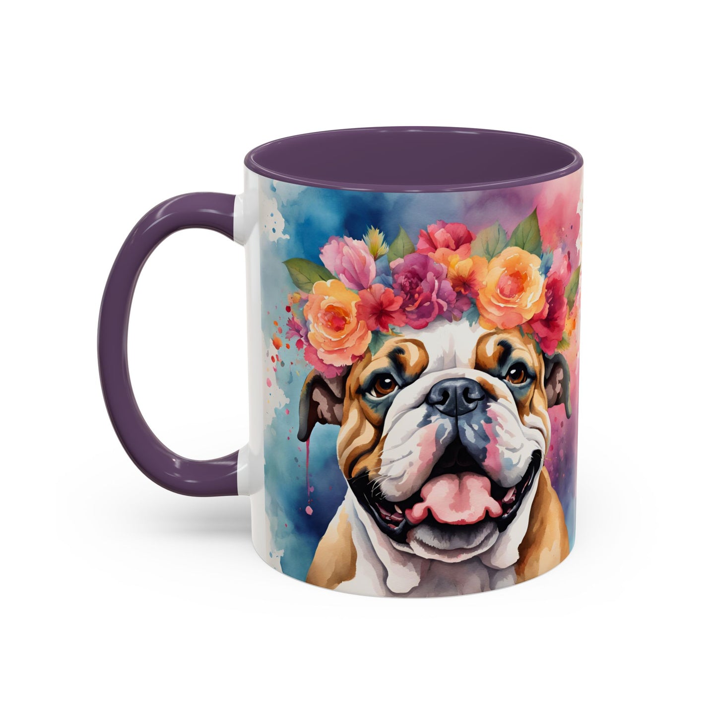 British Bulldog 01 Accent Coffee Mug - Dog Lover Gift