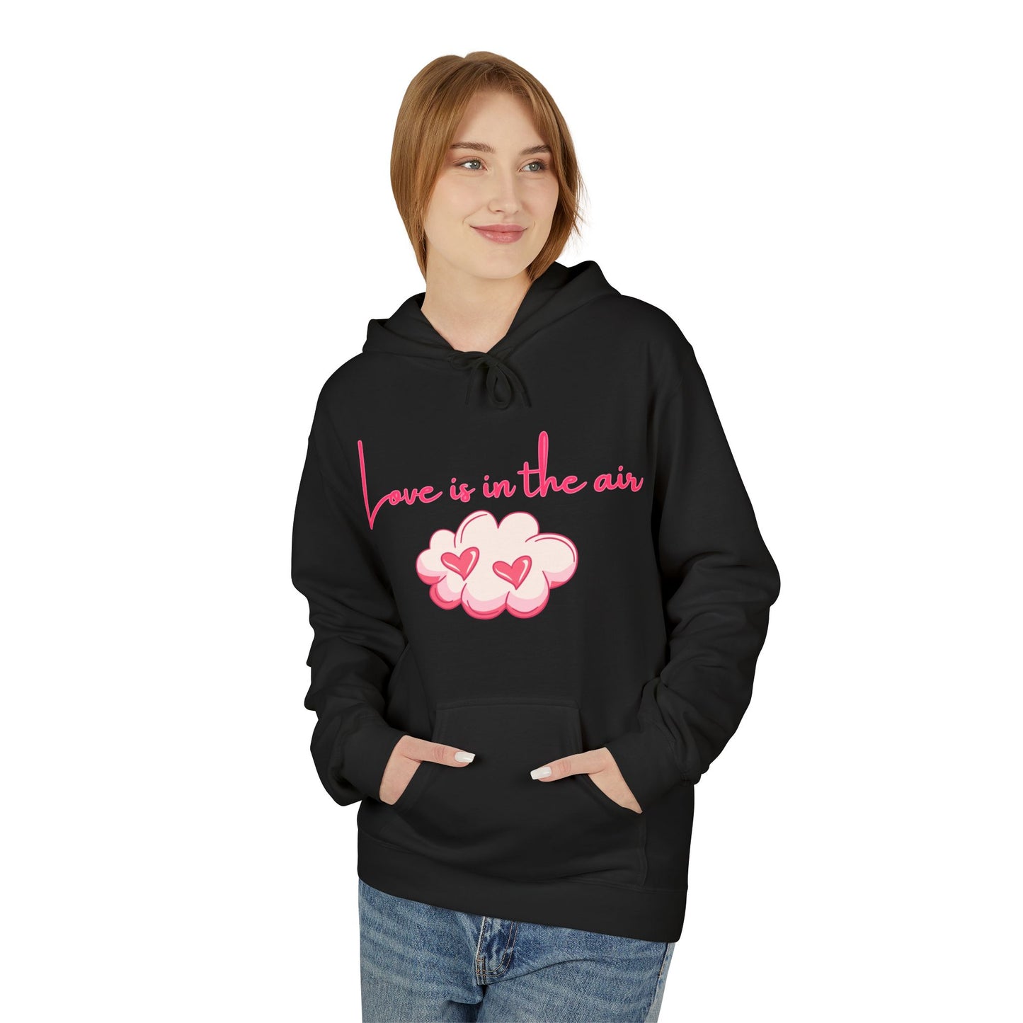Love Is In The Air Unisex Valentines Hoodie