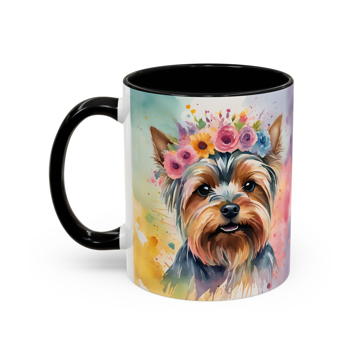 Yorkshire Terrier 01 Accent Coffee Mug - Dog Lover Gift