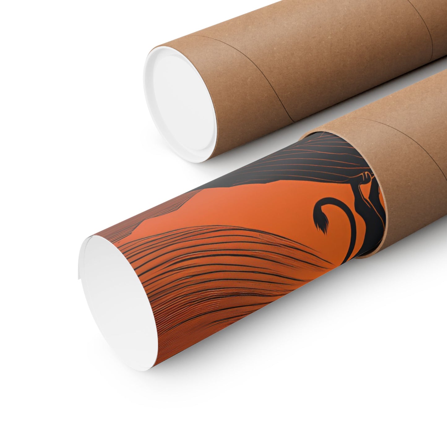 Lone Collection Lion 6 Matte Square Posters