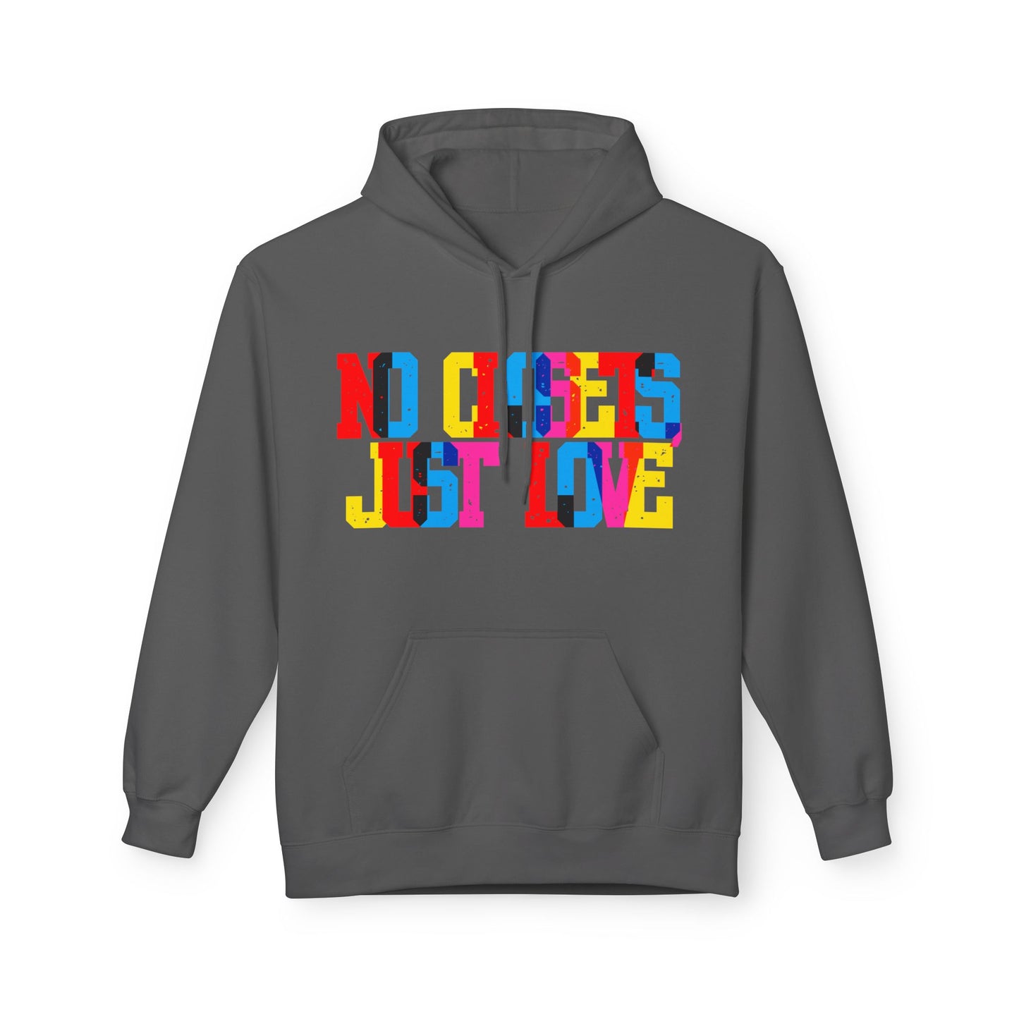 No Closets Just Love Unisex Valentines Hoodie