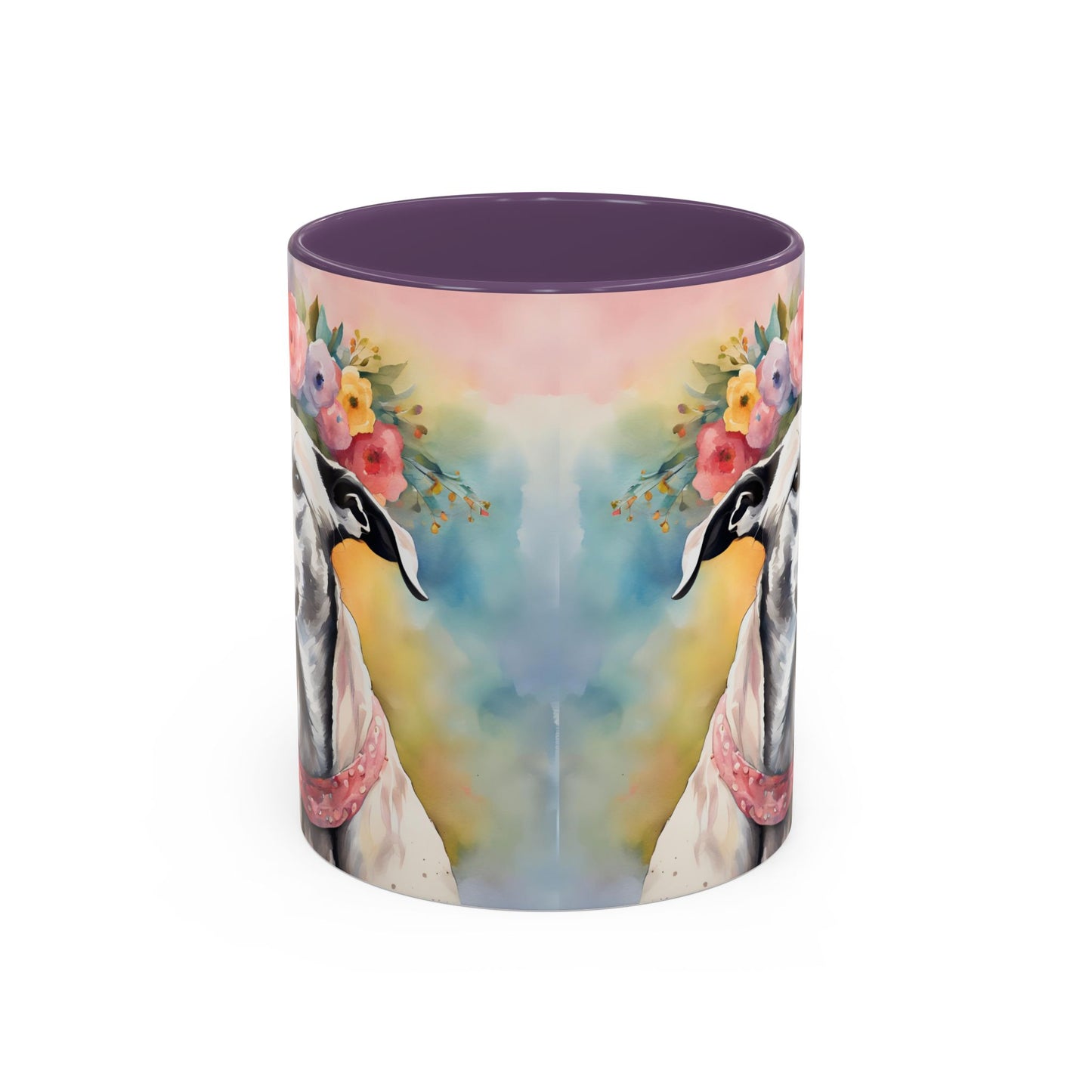 Greyhound 02 Accent Coffee Mug - Dog Lover Gift