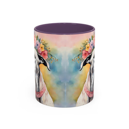 Greyhound 02 Accent Coffee Mug - Dog Lover Gift