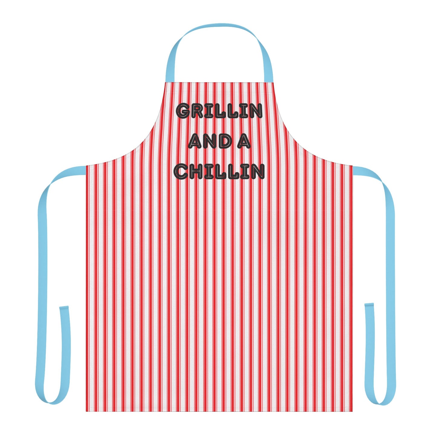 Grillin And A Chillin Apron, Cooking Pun