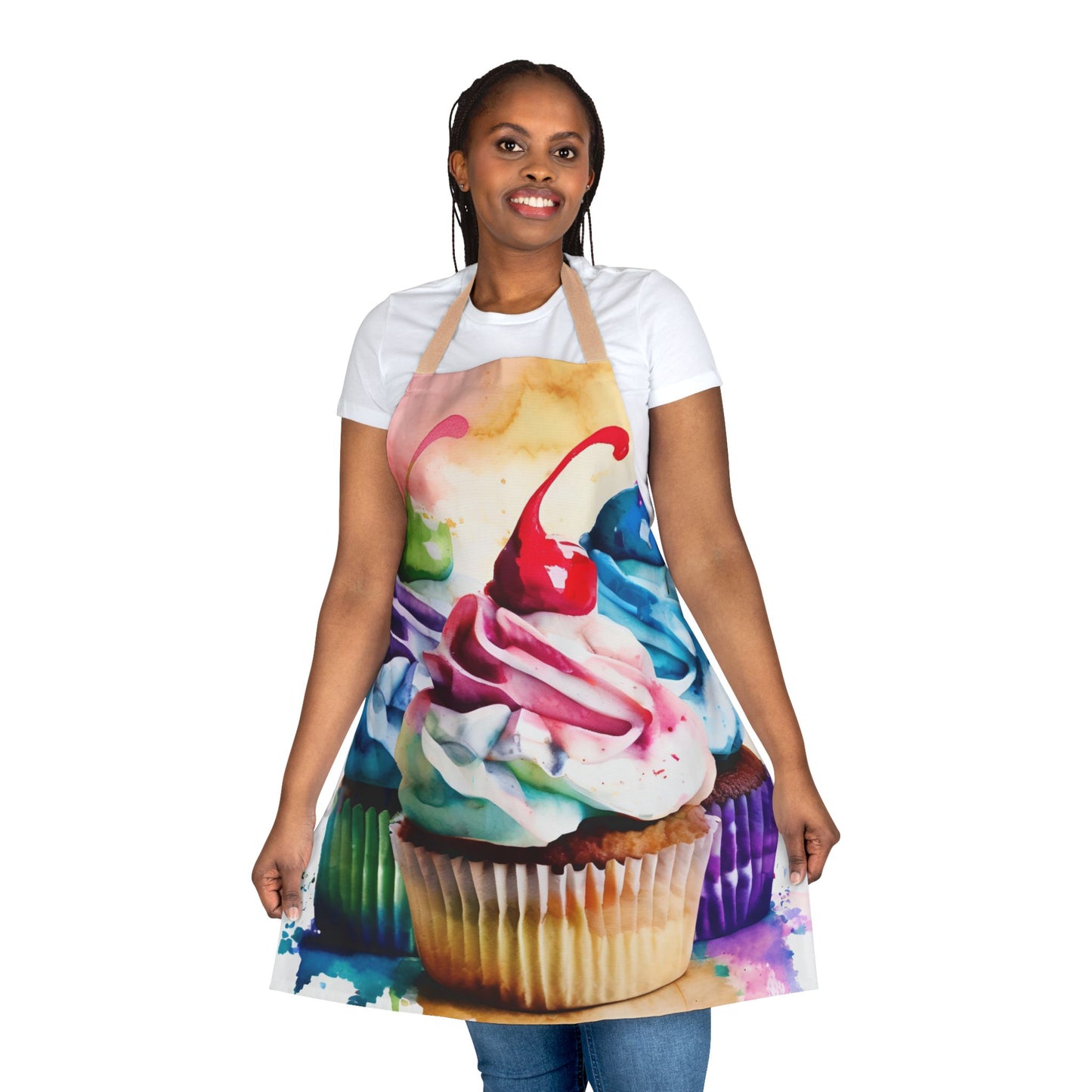 Cupcake 04 Baking Lovers 5-Color Straps Kitchen Wear
