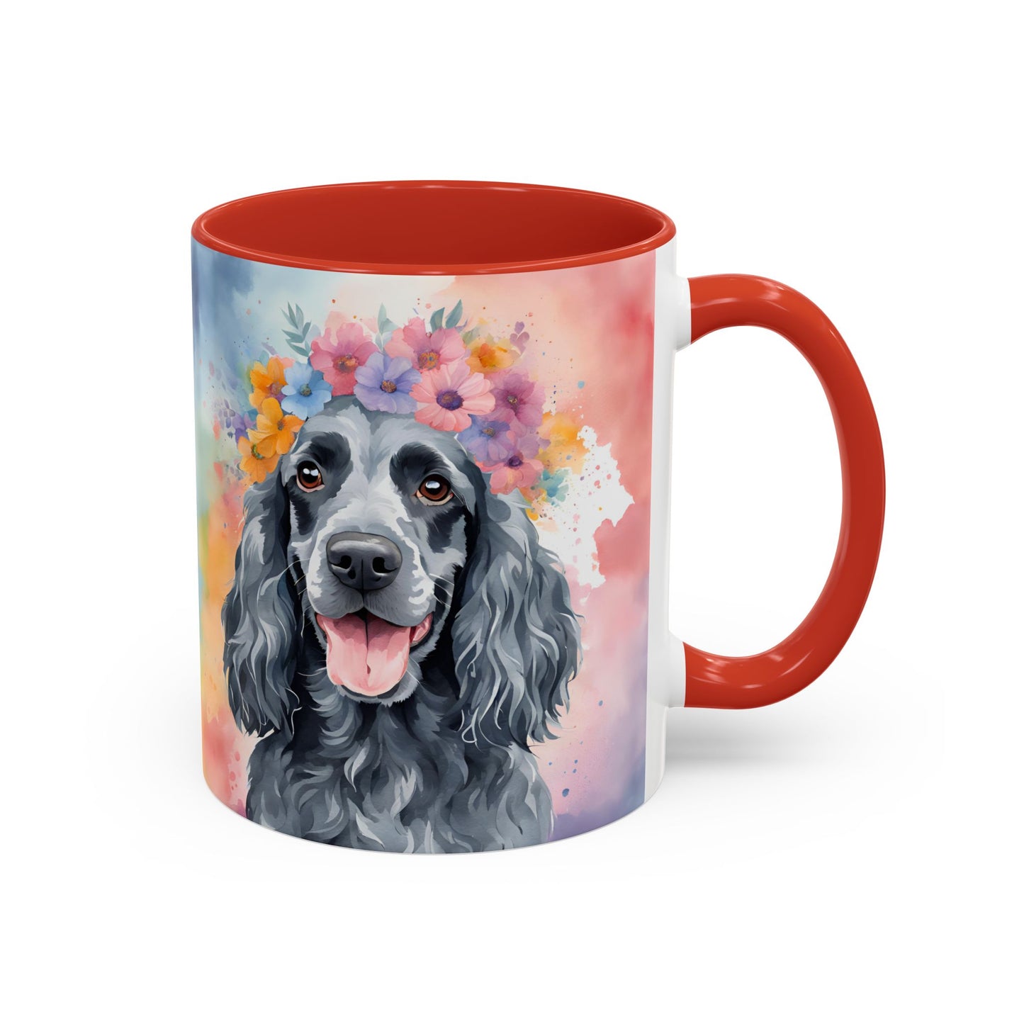 Blue Roan Cocker Spaniel 01 Accent Coffee Mug - Dog Lover Gift