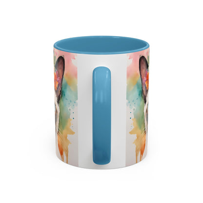 Floral Siamese Cat 02 Accent Coffee Mug - 11oz Perfect for Cat Lovers & Gifts
