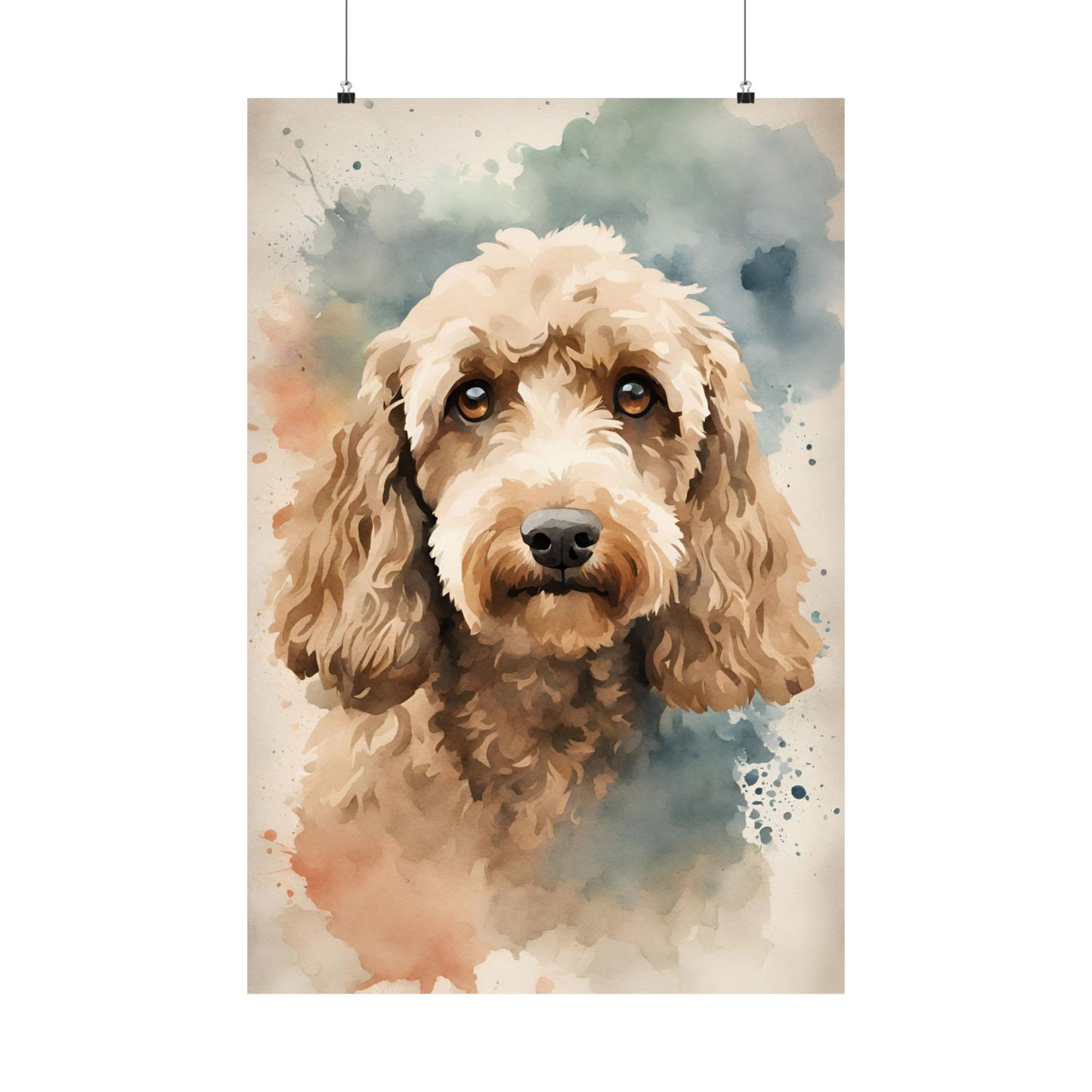 Dogs Cockapoo 04 Matte Vertical Poster