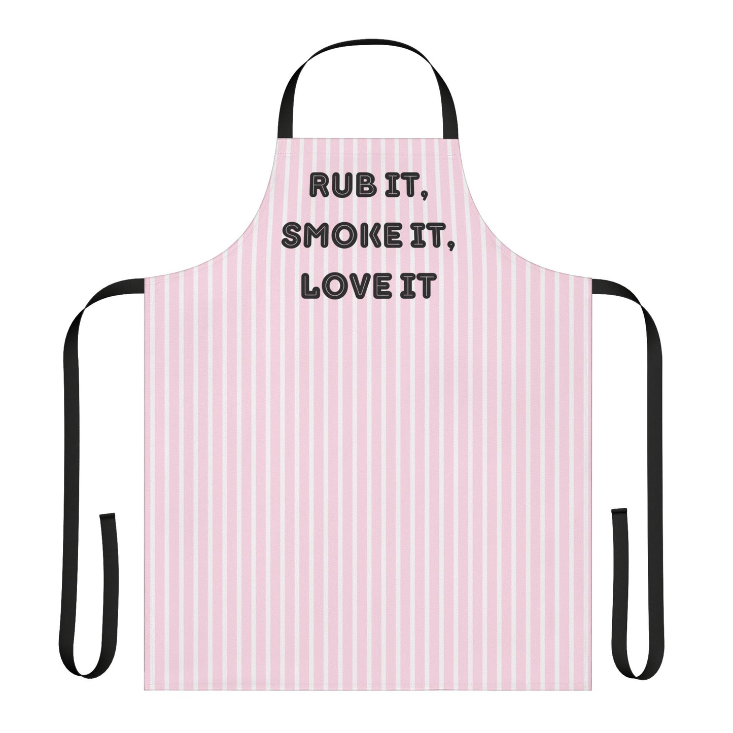 Rub It, Smoke It, Love It Apron, Cooking Pun