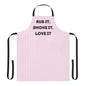 Rub It, Smoke It, Love It Apron, Cooking Pun