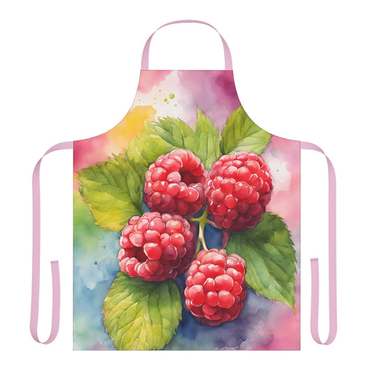 Raspberries 02 Apron 5-Color Straps