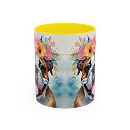 British Bulldog 04 Accent Coffee Mug - Dog Lover Gift