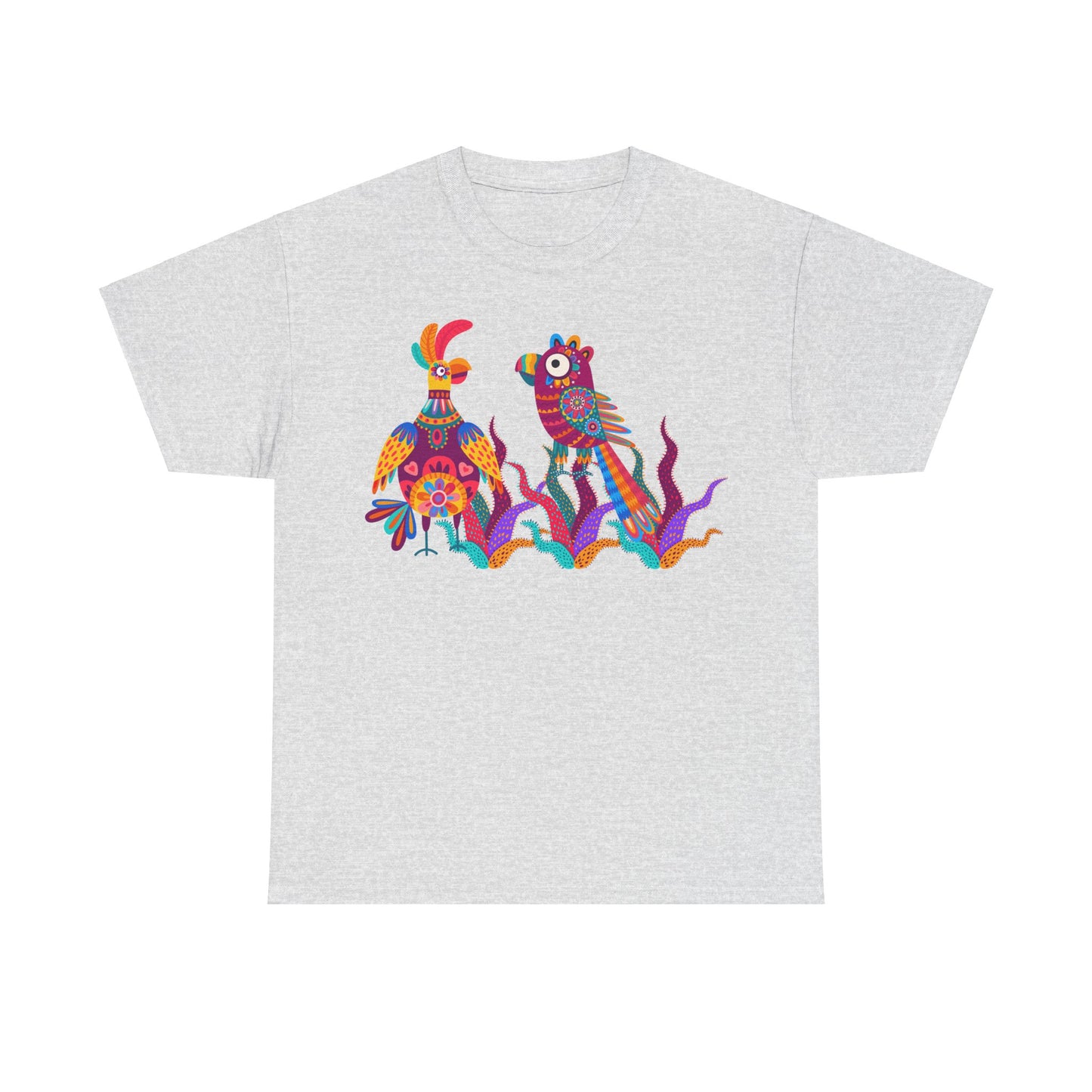 Jazzy birds 01 Unisex Heavy Cotton Tee