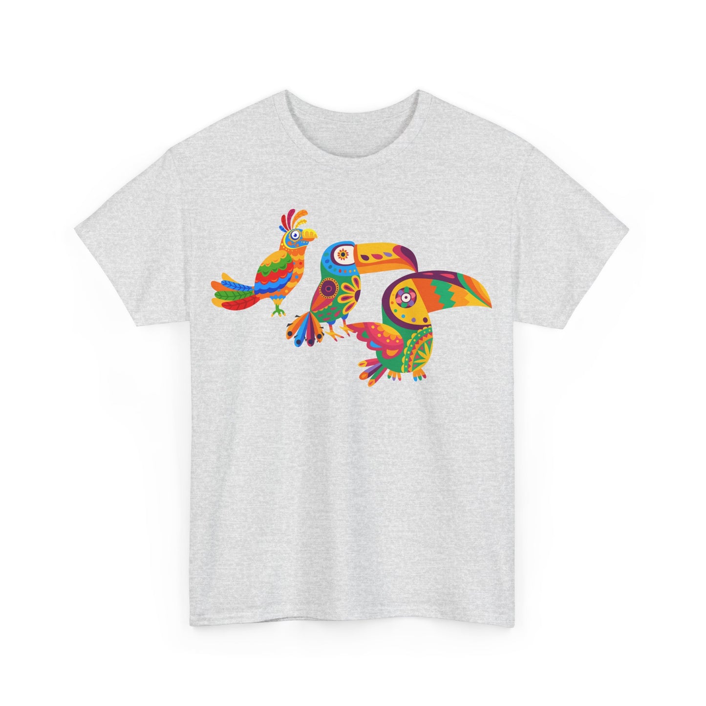 Jazzy birds 09 Unisex Heavy Cotton Tee
